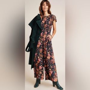 Anthropologie Farm Rio Lilian wide leg jumpsuit Sz S